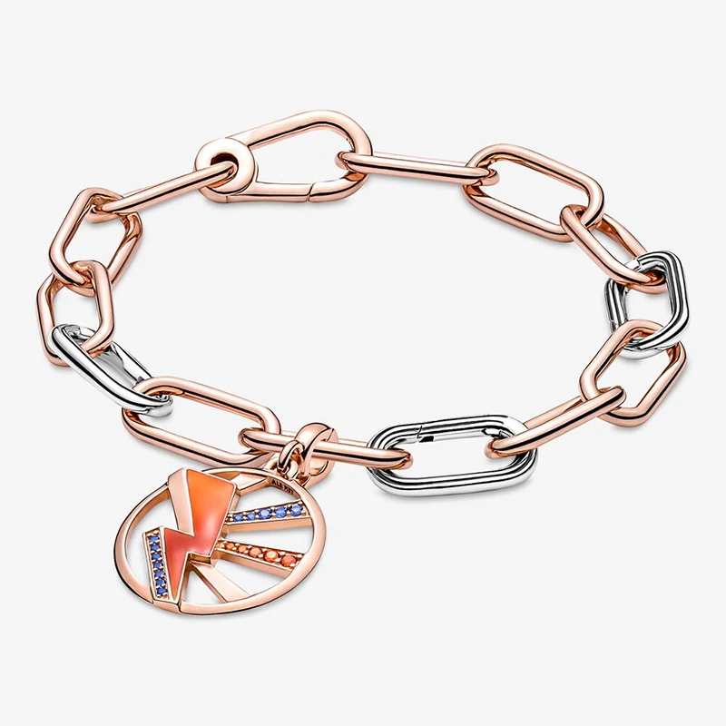 

Шарм-бусина «я» из серебра 925 пробы с медальонами