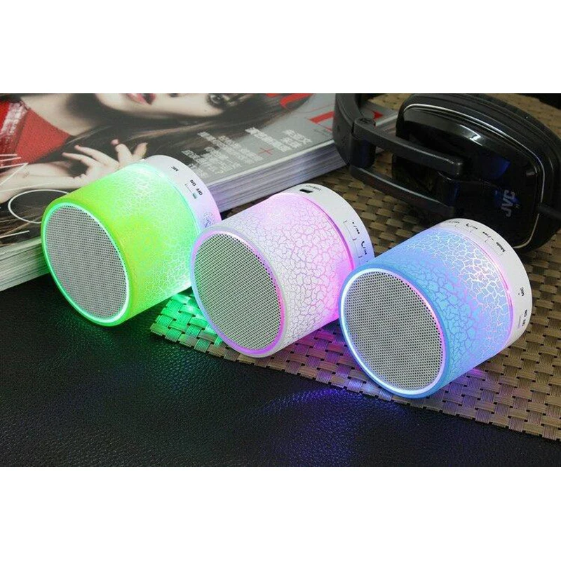 Bluetooth динамик светодиодный портативный мини беспроводной плеер USB Радио Mp3 музыка