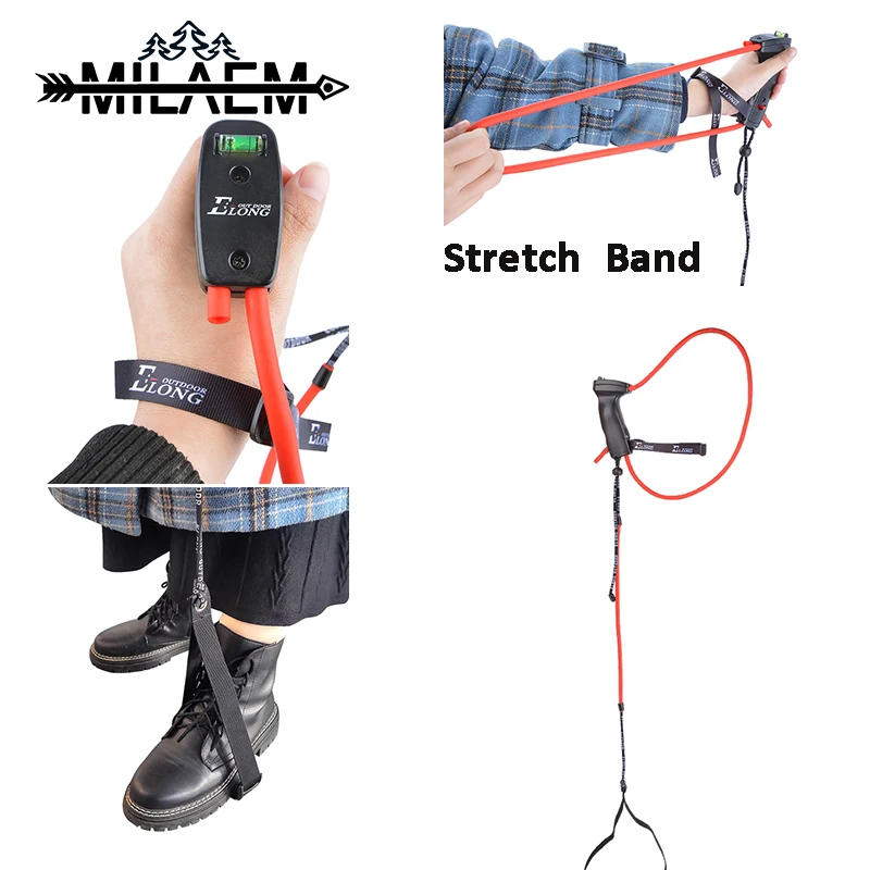

1 Set Archery Stretch Band High Quality Polyethylene Latex Tube 9-16lbs Draw Weight Recurve Bow Trainning Tool Sports Shooting