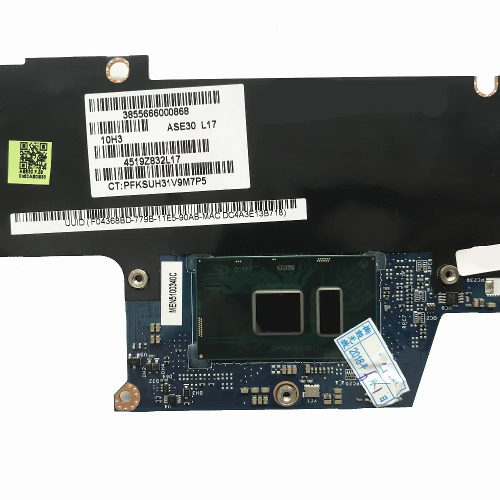 Отлично подходит для hp ENVY 13-D серийная материнская плата ноутбука с i7-6500U 8 Гб
