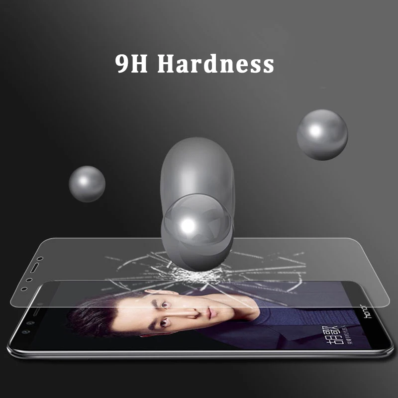 Закаленное стекло Honor 9 Lite Защитная пленка для экрана Huawei V9 V 9i i9 легкая крышка Glas
