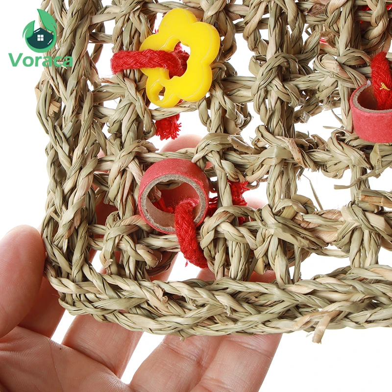 Двойной Слои попугай канатная сетка для лазанья собак и кошек игрушки птицы