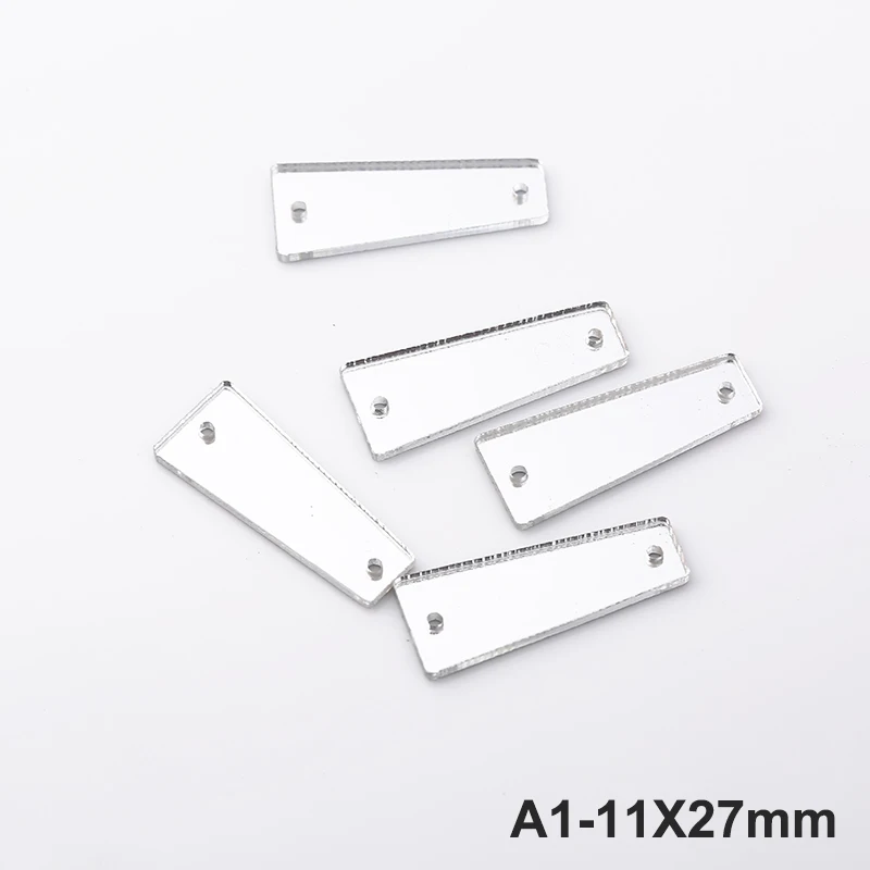 Пластиковые акриловые зеркальные Стразы RESEN для пришивания формы смешивания с