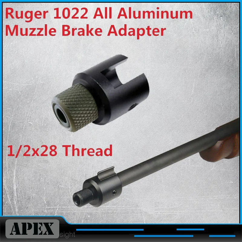 Протектор цилиндрической резьбы для Ruger 10 22 10/22 адаптер намордника 1/2x28 и 5/8x24 Combo .223