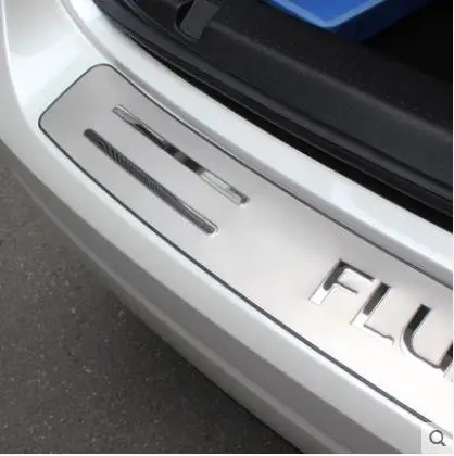 Для Renault Fluence 2011 2012 2013 2014 2015 2016 2017 2018 протектор заднего бампера из Нержавеющей