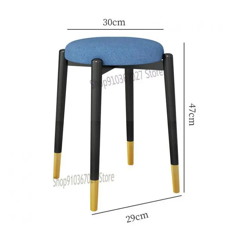 Маленькая скамейка для дома сетчатый красный ленивый круглый стул тканевый