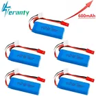 Оригинальный Аккумулятор 7,4 в 450 мА  ч 20C Lipo для WLtoys K969 K979 K989 K999 P929 P939 RC автомобильные запчасти 2s 7,4 В, аккумулятор 5 шт.лот