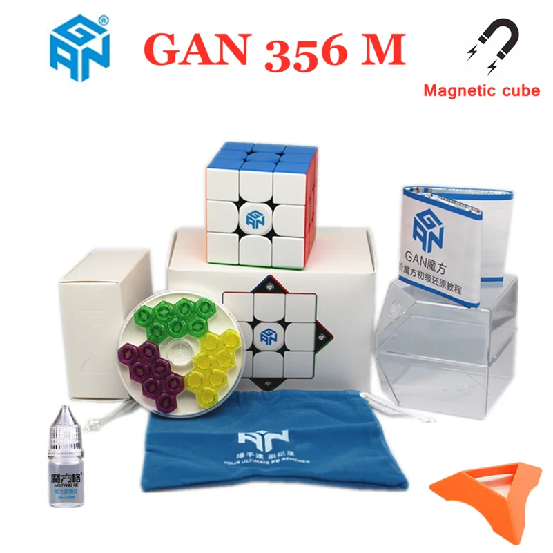 Кубик Гань Ган 356 м профессиональная головоломка магнитный магический куб неокуб