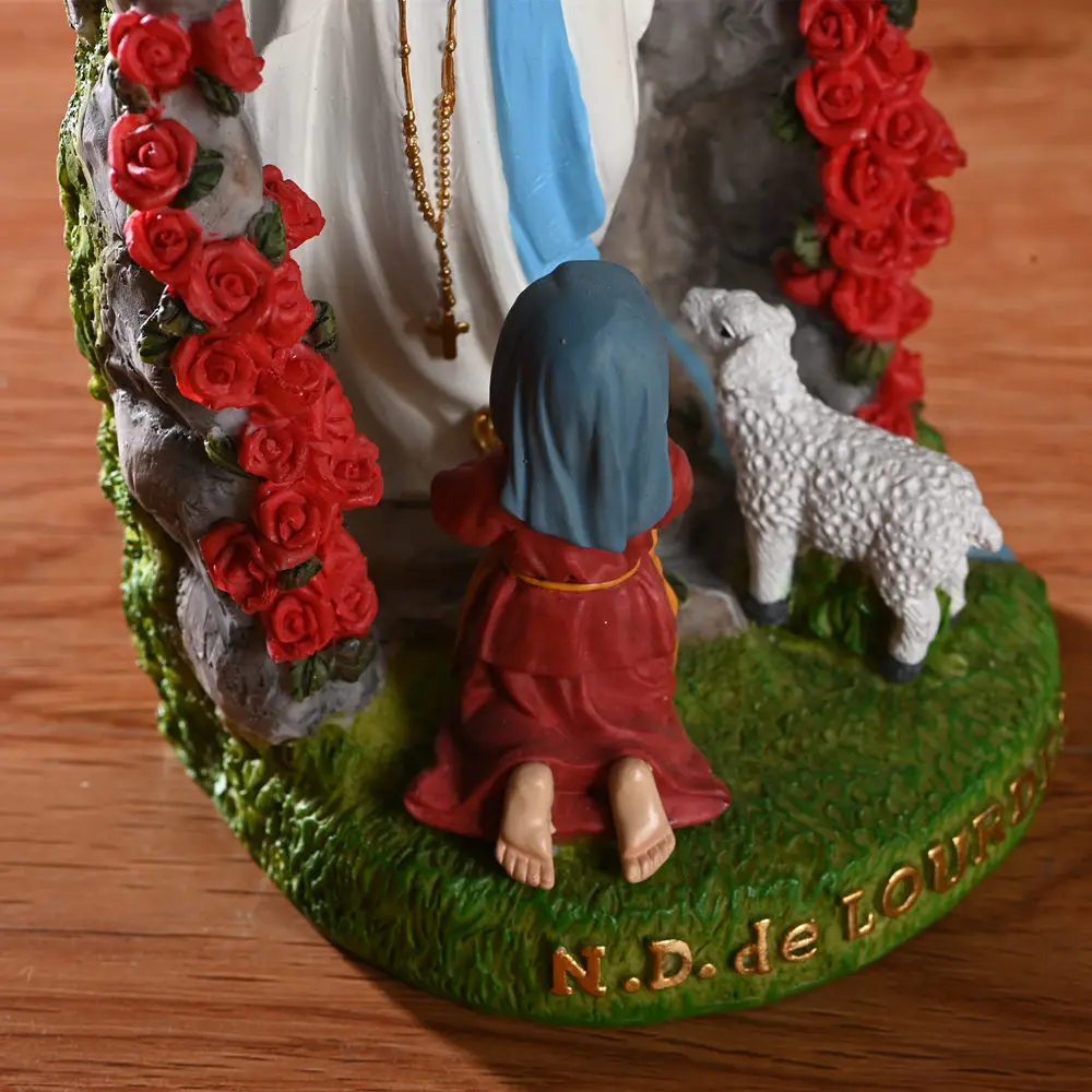 

Nun Resin Statue Sculptures Ornaments Of Religious Church Home Decor Figurine Gift Xmas Display