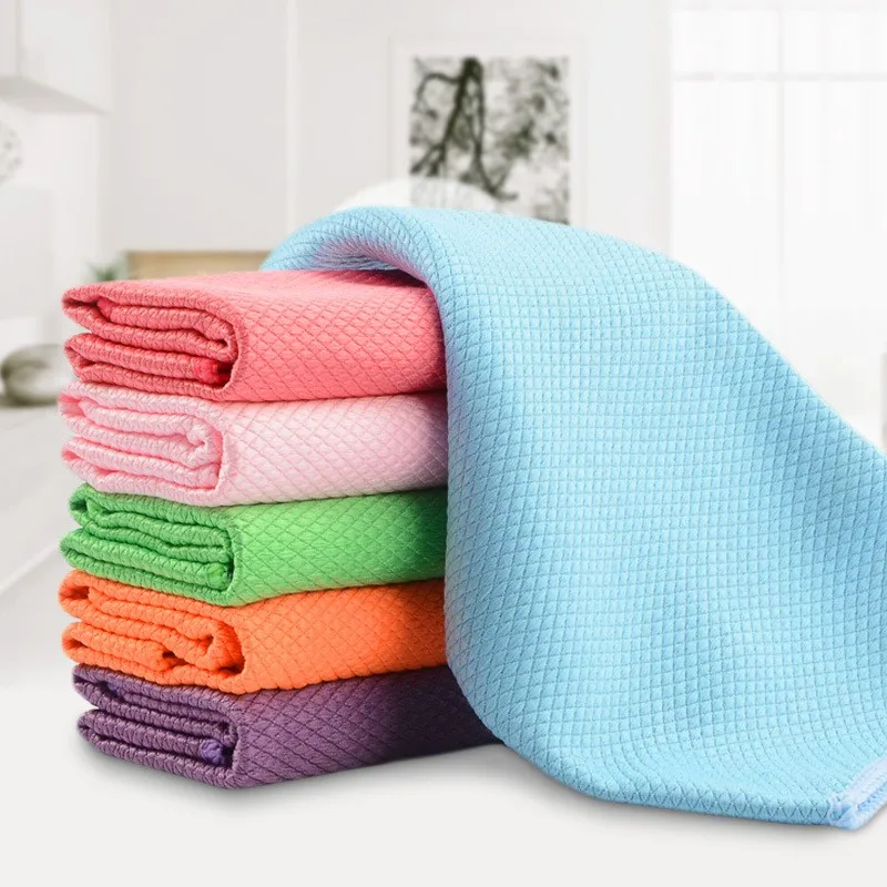 30*40 см салфетка из микрофибры для чистки Полотенца рассасывающиеся Стекло Кухня