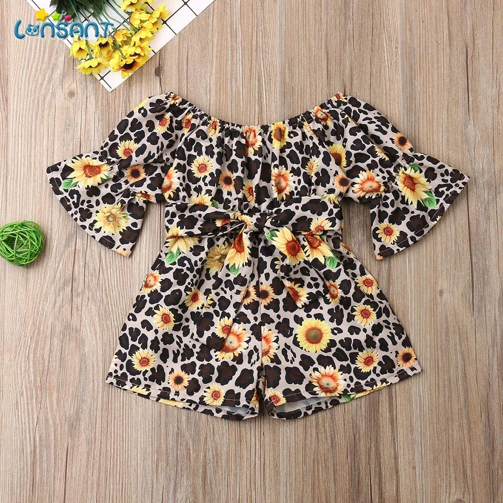 Милая комбинезон с оборками для маленьких девочек наряды костюм от солнца