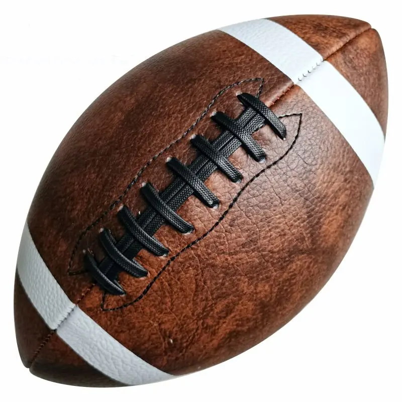 High Quality Standard Size 9 American Football Rugby Retro Decoration Gifts Used For Training Games Adult Chlidren