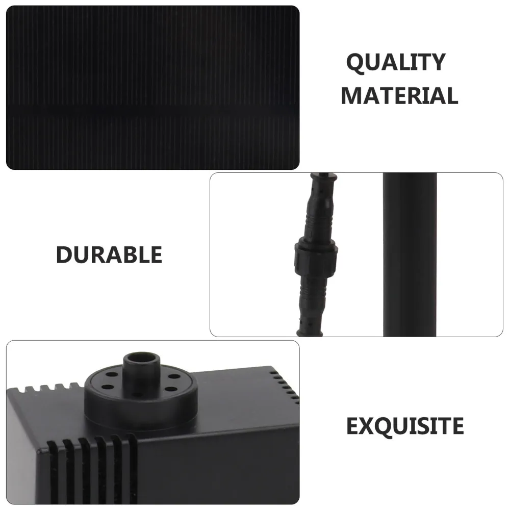 

1 Set Chic Landscape Fountain Simple Solar Fountain Kit Pond Solar Fountain Kit