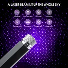 Светодиодный Звездный лазерный проектор, настраиваемый ночник, украшение для автомобиля, галактика, Звездный светильник на крышу автомобиля, USB