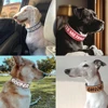 Custom Personalized Large Dog Collar Wide Leather Collars 5