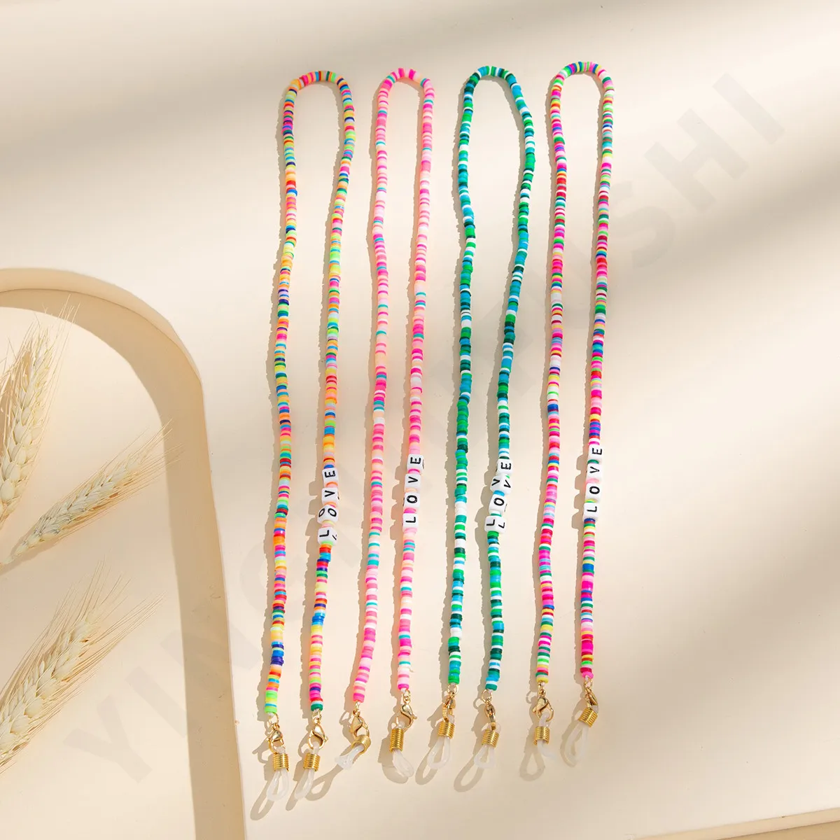 

1pcs Glasses Mask Rope Chain Retro Beads Eyeglass Lanyard For Women Men Boho Spectacle Cord Neck Strap Wholesale 2021New Fashion