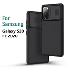 Чехол-накладка для Samsung Galaxy S20 FE 2020, 6,5 дюйма, защитная задняя крышка NILLKIN CamShield для galaxy s20 fe s20 fe 5g