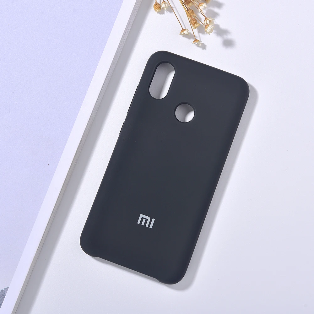 Чехол для Xiaomi Mi8 из жидкого силикона Водонепроницаемый Мягкий чехол ТПУ телефона