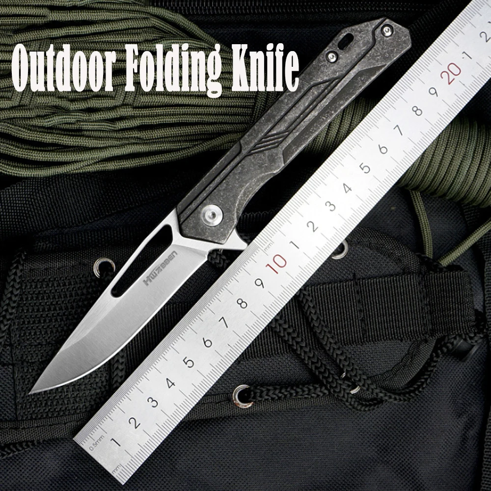 

D2 Folding Pocket Knife Self Defence Mini Utility Camping Knife Cold Steel Cute Outdoor EDC Knives Multi Tool