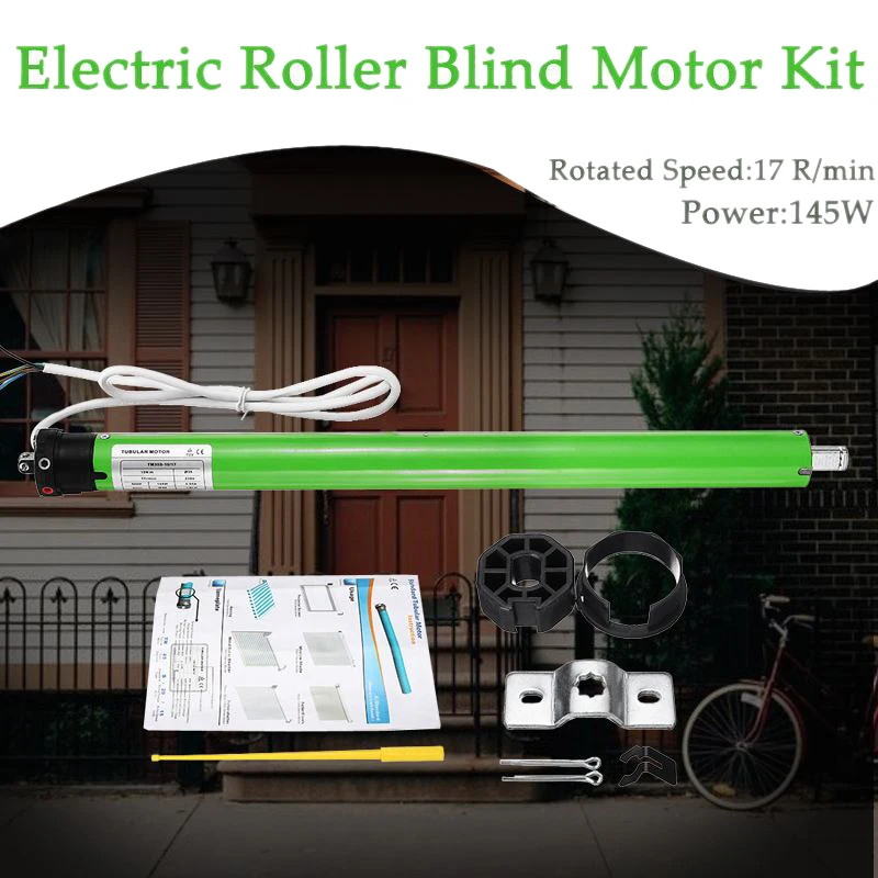 Dm35S 220V Intelligent Tubular Motor Roller Shade Electric Curtain Motorized Rolling Blind Shutter Anti-Theft Window | Обустройство