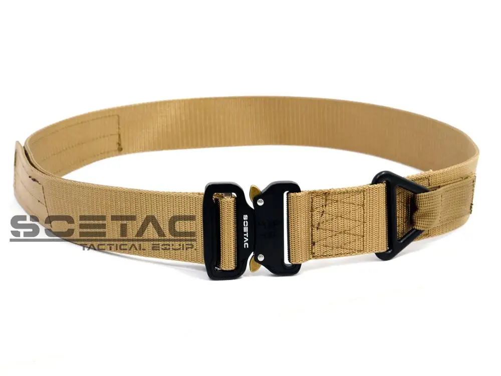 Soetac CQB Cobra Tactical Belt Military Army Outdoor Quick Release Metal Buckle Heavy Duty Training Hunting Waistband | Спорт и