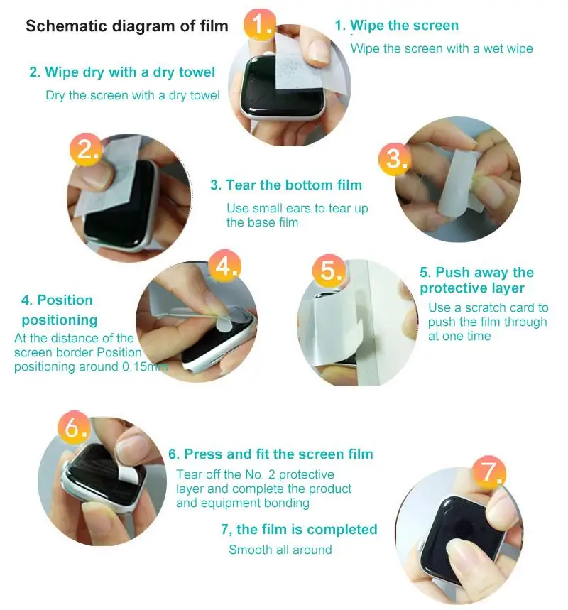 

TPU Soft Hydrogel Protective Film For Honor Band 6 Screen Protector For Huawei Honor Bracelet Band 6 Strap ,not Tempered Glass