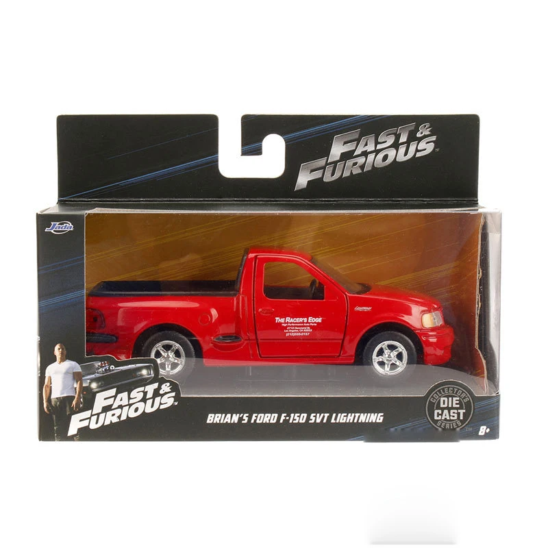 

JADA cars 1/32 Fast and Furious Cars Brian's FORD F150 SVT Lightning Simulation Metal Diecast Model Cars Kids Toys