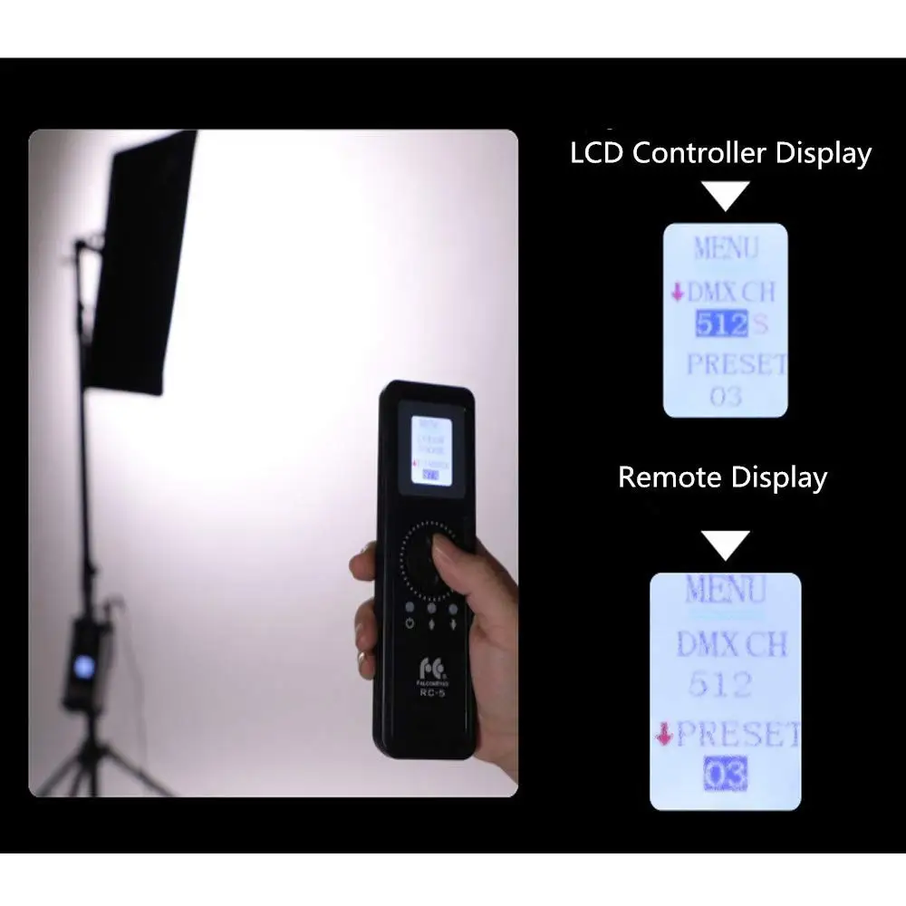 Фотолампа Falcon Eyes с дистанционным управлением для светодиодной RGB камеры