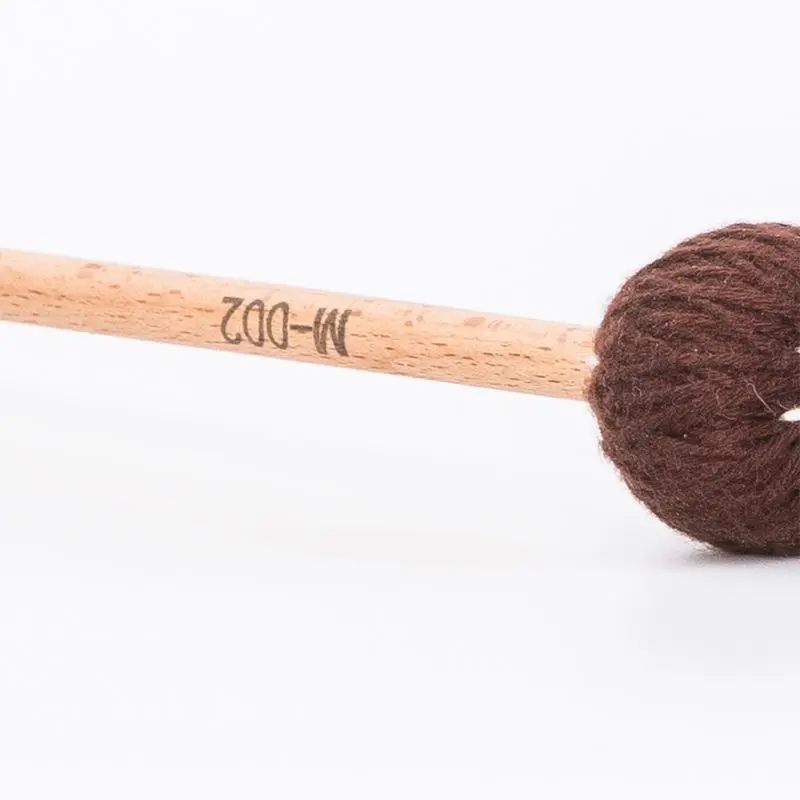 

Marimba Mallets, Uspacific 1 Pair Medium Hard Yarn With Beech Handle Medium Hard for Percussion Marimba Playing