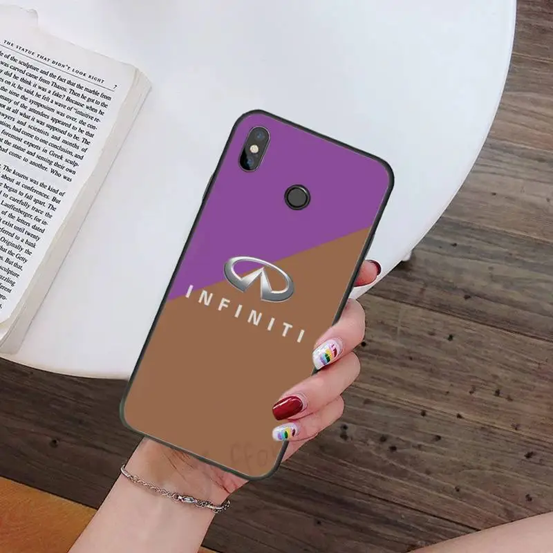 

Luxury car brand Infiniti logo phone case for Xiaomi Redmi 7 9t 9se k20 mi8 max3 lite 9 note 8 9s 10 pro Soft Silicone Shell