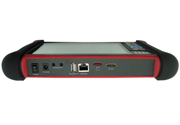 CCTV тестер монитора 8MP TVI CVI AHD SDI CVBS IP Камера 7 дюймов сенсорный экран POE DV12V