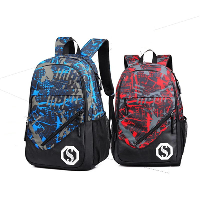 

Brand Men Backpack Casual Student College School Bags Oxford Backpacks for Laptop Large Capacity Computer Bag 2020 Solid Bag