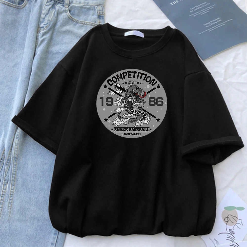 

Summer Breathable Women Tshirt Fashion Style Clothing Skateboard Spaceman Printing Tee Shirts Short Sleeve Soft Female T-Shirt