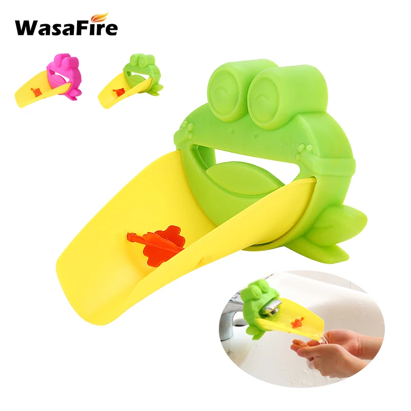 

Children Bathroom Lovely Cartoon Faucet Extender Water-saving Kids Baby Wash-hand Faucet Extension Bathroom Accessories