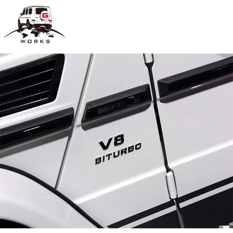 

1990~2018 Year G Class G Wagon W463 G63 G65 G55 G400 G350 ABS W463 Car Edition Side Molding Trims Kit With A Style Logo