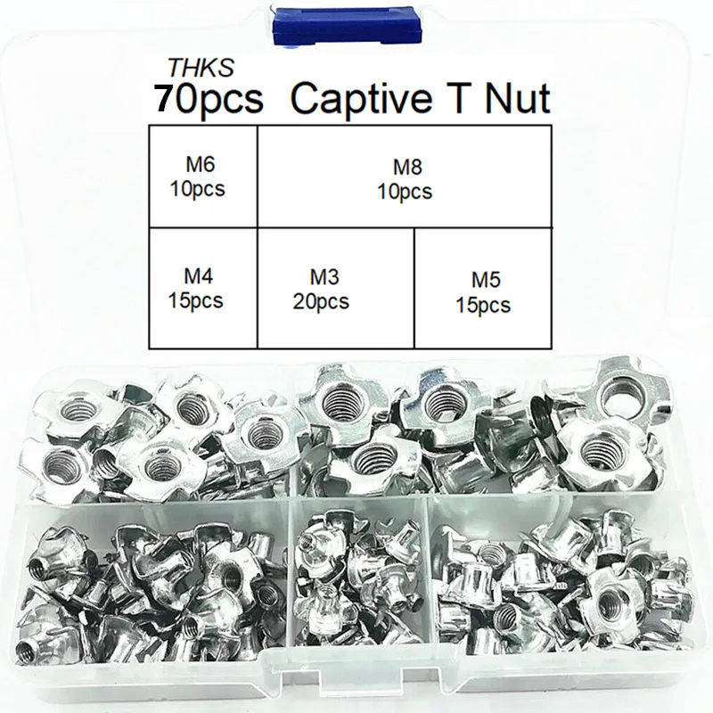 70 шт./кор. готовых инкрустированные гайки челюсти четырех-контактный Комбинации