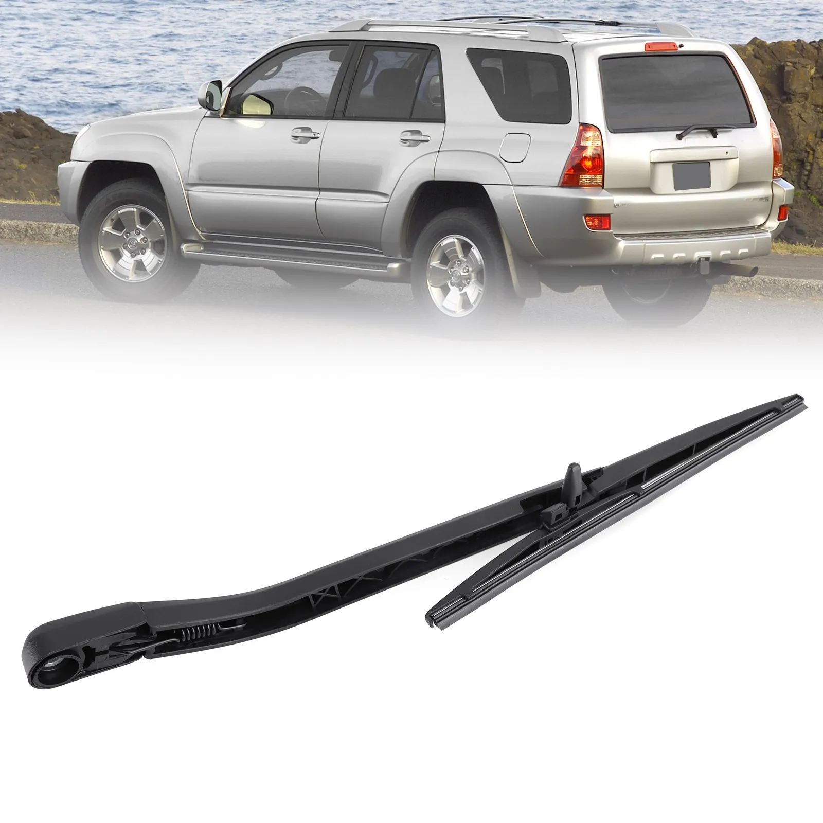 

Areyourshop задний стеклоочиститель заднего стекла Arm & лезвие для 4runner LIMITED SPORT SR5 2003-2009 85242-35021 42704 Авто Запчасти
