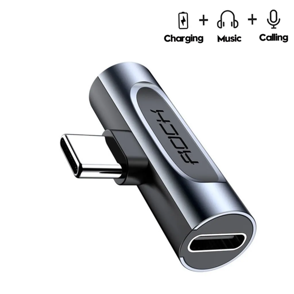 Ouhaobin USB Type C To 3.5mm Earphone Jack Adapter 2 In 1 Music Port to 3.5 AUX charging adapter for phone | Мобильные телефоны и