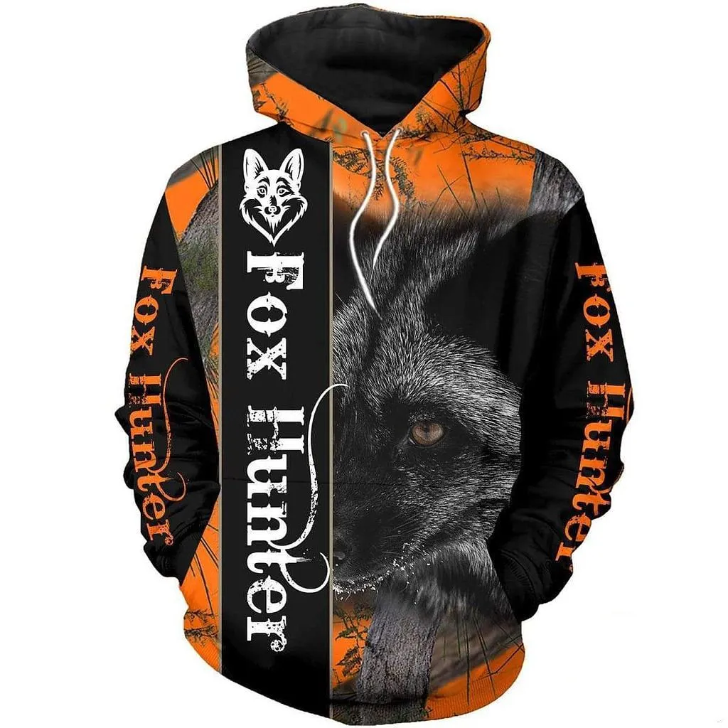 

Black Fox Hunter 3D All Over Printed Hoodie Autumn Unisex Casual Sweatshirt Fashion Hip Hop Jackets Style -3
