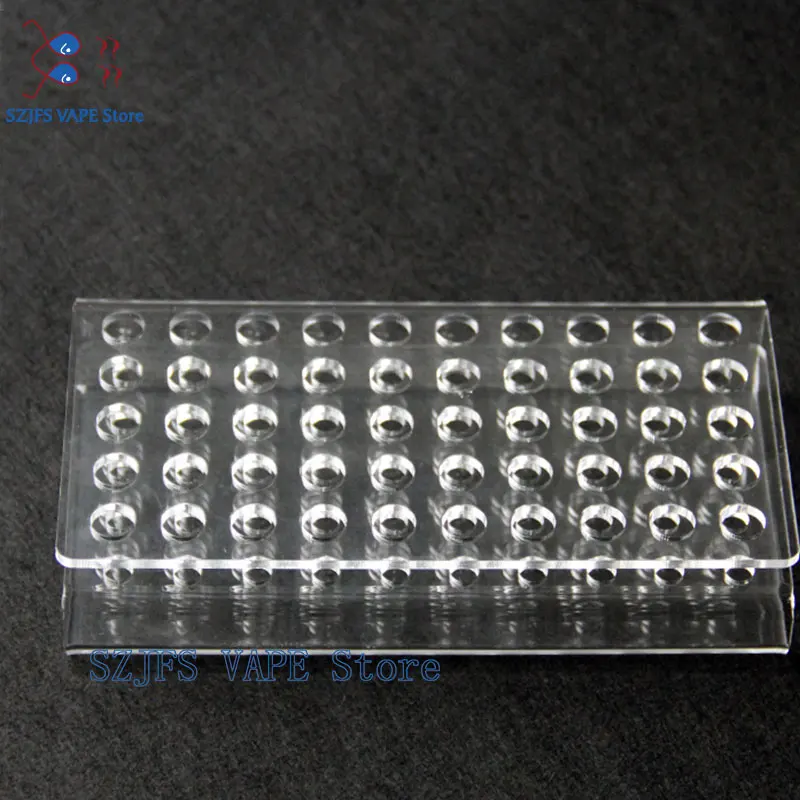

e Cigarette Acrylic Display Case Holder Display Rack CBD Cartridge Tank Fit With Ce3 Imini V1 92A3 Vape Vaporizer Pen