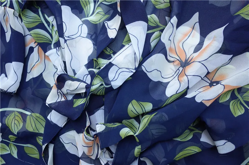 

Chiffon Pareo Beach Cover up Tunics for Beach Long Kaftan Bikini Cover up Robe de Plage Sarong Beach Swimsuit coverup