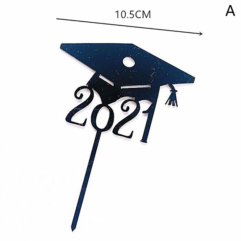 Acrylic Congrats Grad Cake Topper I Did It Cupcake For Graduation College Celebrate Party Decorations 1pc | Дом и сад