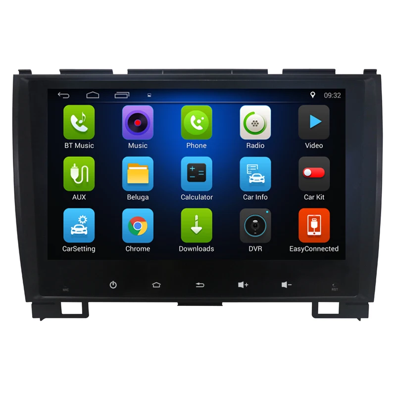 Android 10 9 дюймов четырехъядерный автомобильный dvd видео GPS для Haval Hover Greatwall Great wall H5 H3