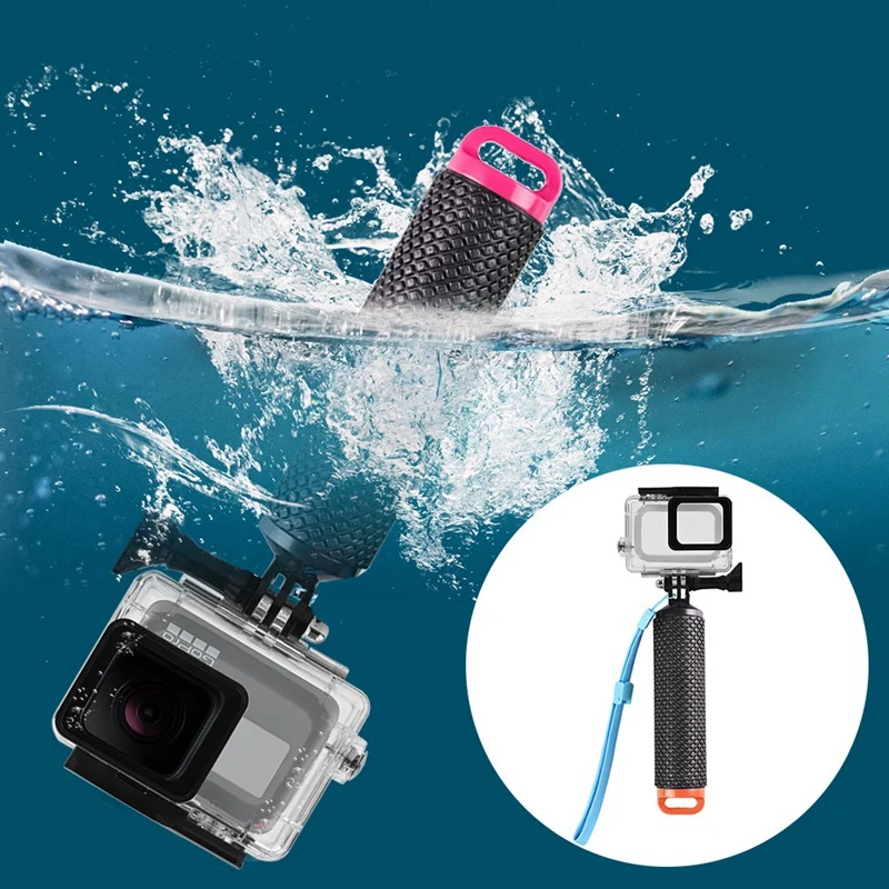 For DJI OSMO ACTION Buoyancy Diving Rod for GoPro Hero 7 6 5 Floating Stick Housing Waterproof Case Shell Sports Camera Accessor |