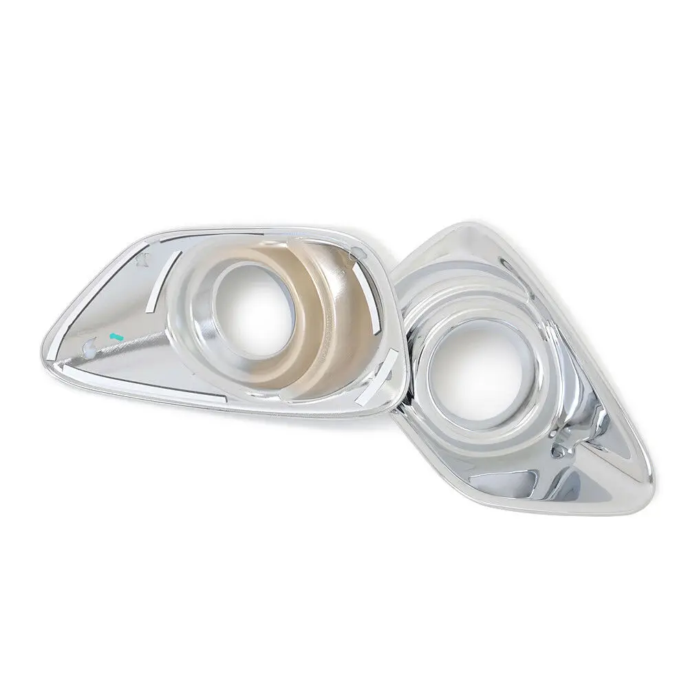 

For Jeep Compass 2011 2012 2013 2014 2015 Chrome Front Fog Light Lamp Cover Trim