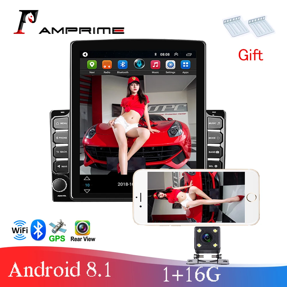 Автомобильный мультимедийный плеер AMPrime 2.5D 9 7 дюйма Android GPS Авторадио Wi Fi стерео