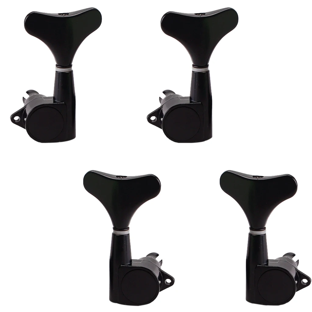 4 шт./компл. 2R2L Акустическая гитара Тюнинг колышки машина головки черный для