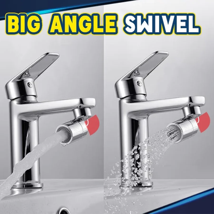 360° Swivel Faucet Aerator Kitchen Sink 360-Degree Sprayer Shower Aerators Brass Water Saving Tap | Спорт и развлечения