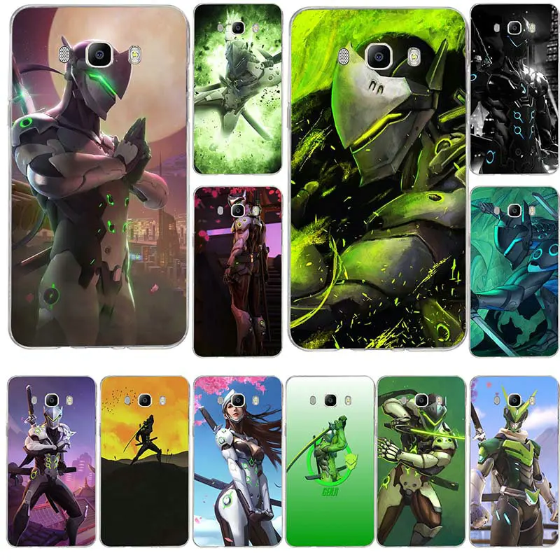 Genji Overwatchs художественные Силиконовые мягкие чехлы для мобильных телефонов samsung