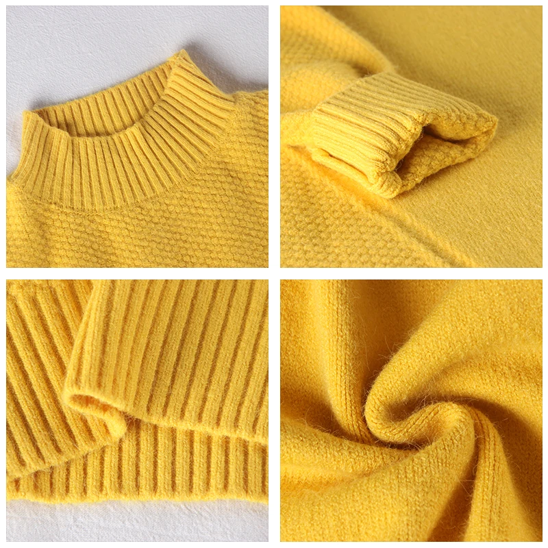 Shellsuning Geometric Pullover Women Sweaters Winter Ins O-neck Soft Knitted Cotton Warm Loose Female Jumper Ladies Tops White | Женская